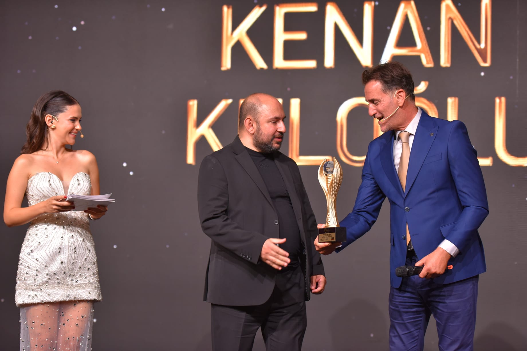 Kenan Keloğlu ödül töreninden bir kare
